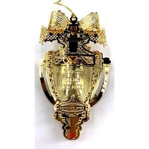 Danbury Mint Bless This House 2006 Christmas Ornament 23k Gold Plated